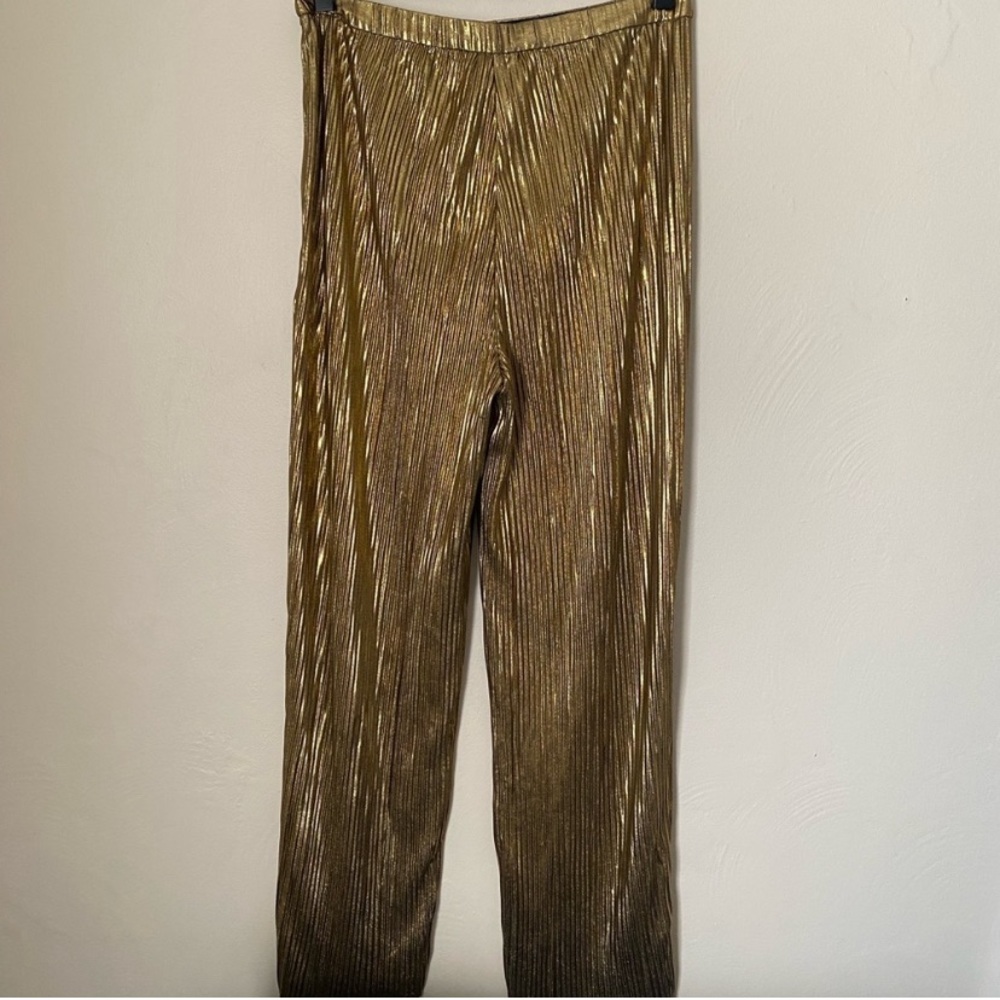 *SOLD* House of Harlow 1960 × Revolve Kate Pants in Gold - Picture 6 of 8